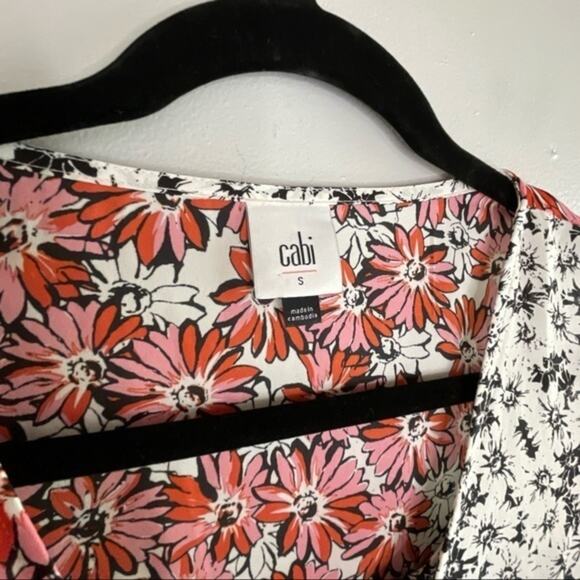 CAbi Layered Seraphina Floral Sleeveless Top Style #5730 - size Small - Picture 5 of 6